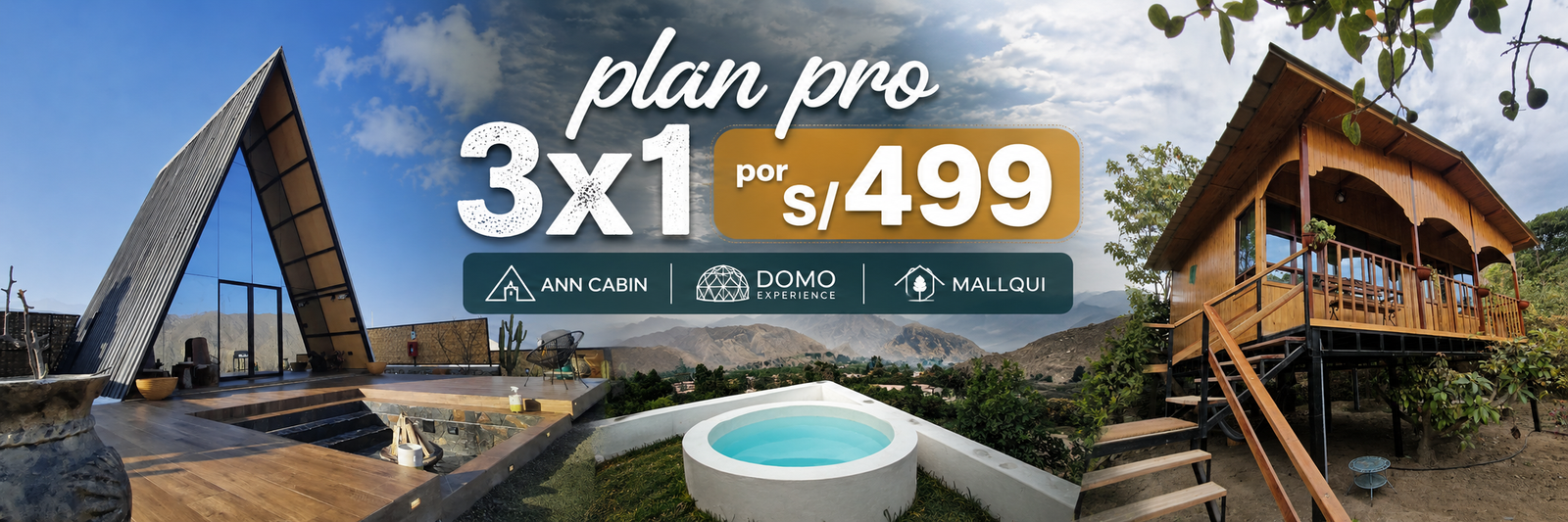 PLAN PRO 3X1 — ¡TRES DESTINOS, UN PRECIO!